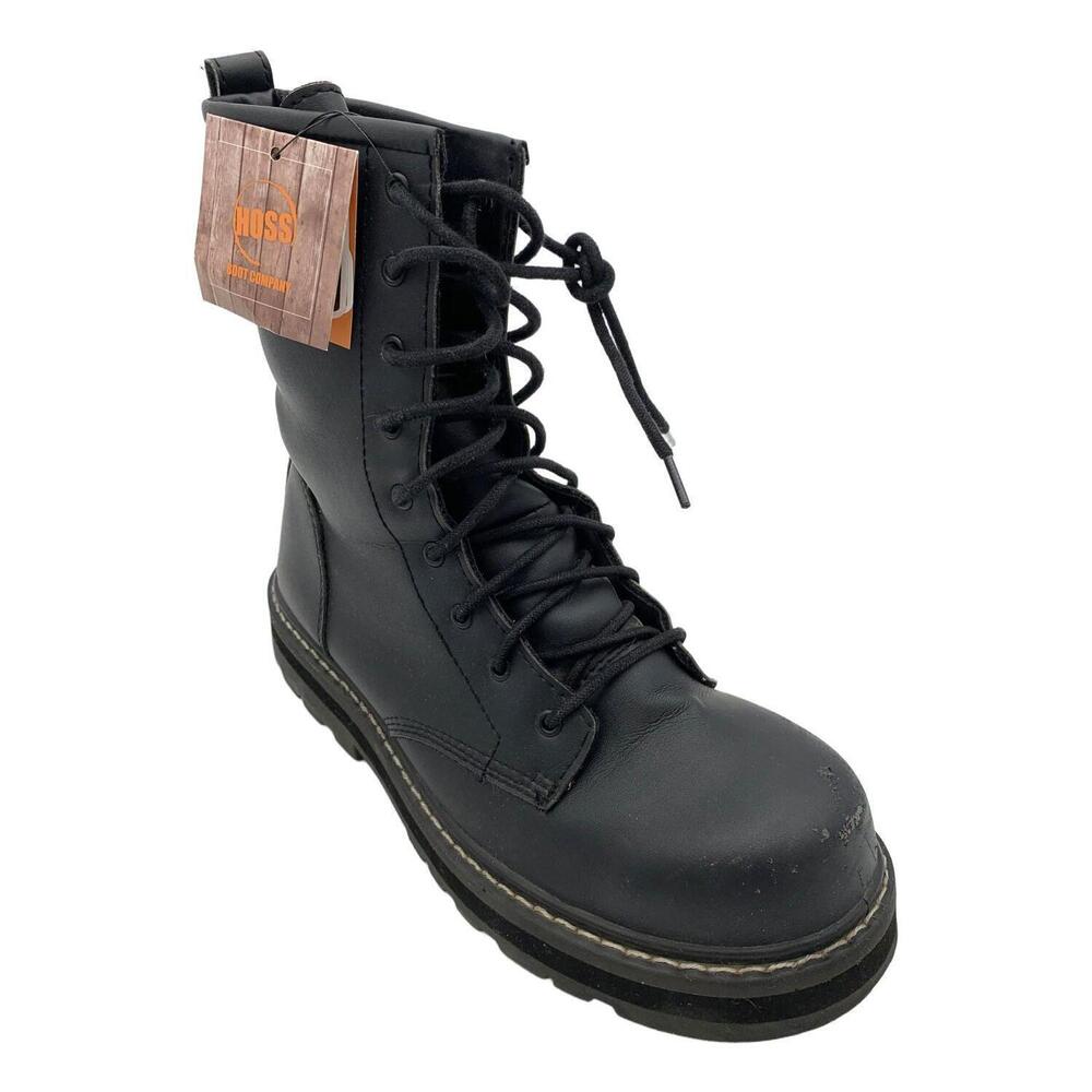 Hoss Men's Carson 6 Inch Composite Safety Toe Boot Black - Medium